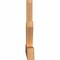 Ekena Millwork Saratoga Timber Gable Bracket, Western Red Cedar, 108"W x 31 1/2"H x 3 1/2"D x 5 1/2"F, 7/12 Pitch GBW108X31X0406SAR00SWR - alternate 3